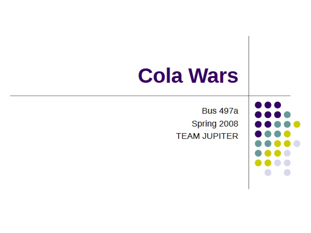 Cola Wars Case