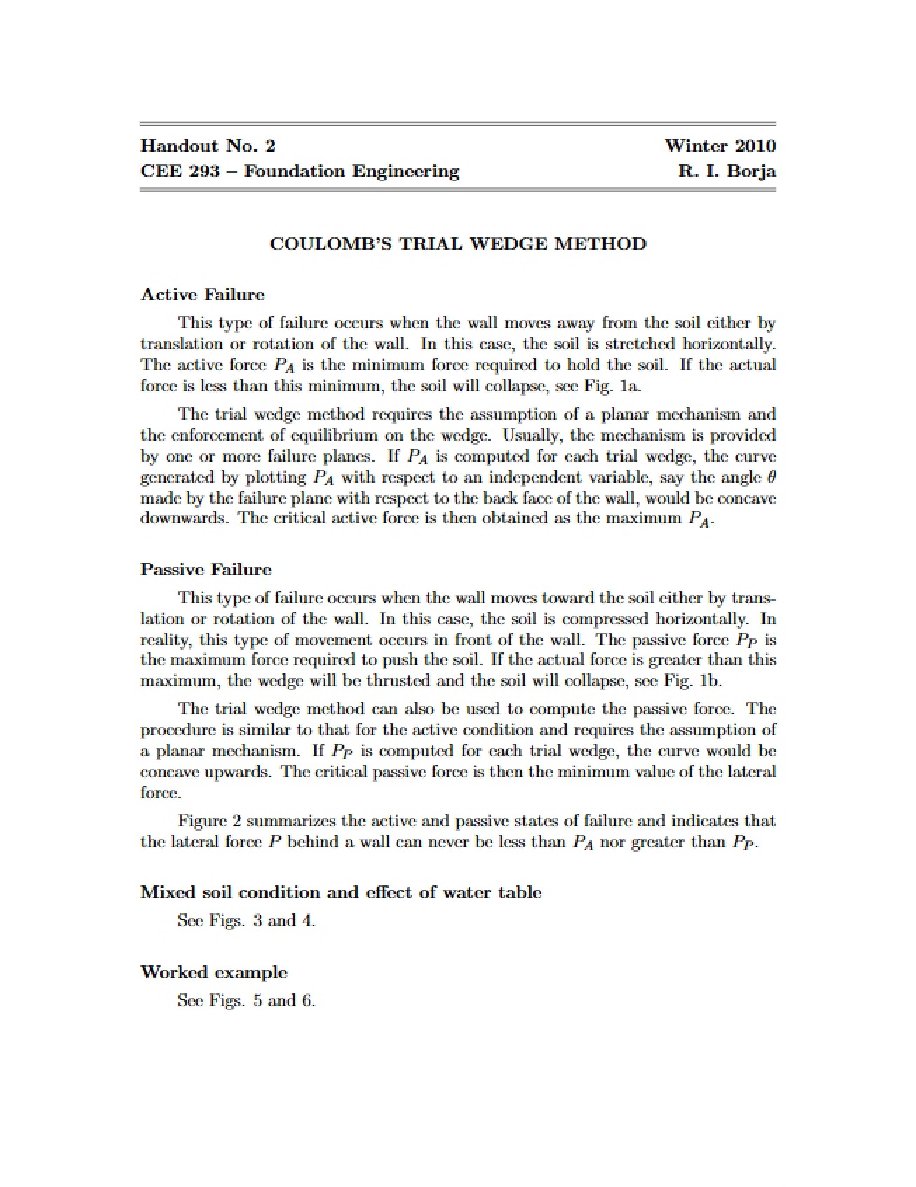 Foundations and Earth Structures Study Notes