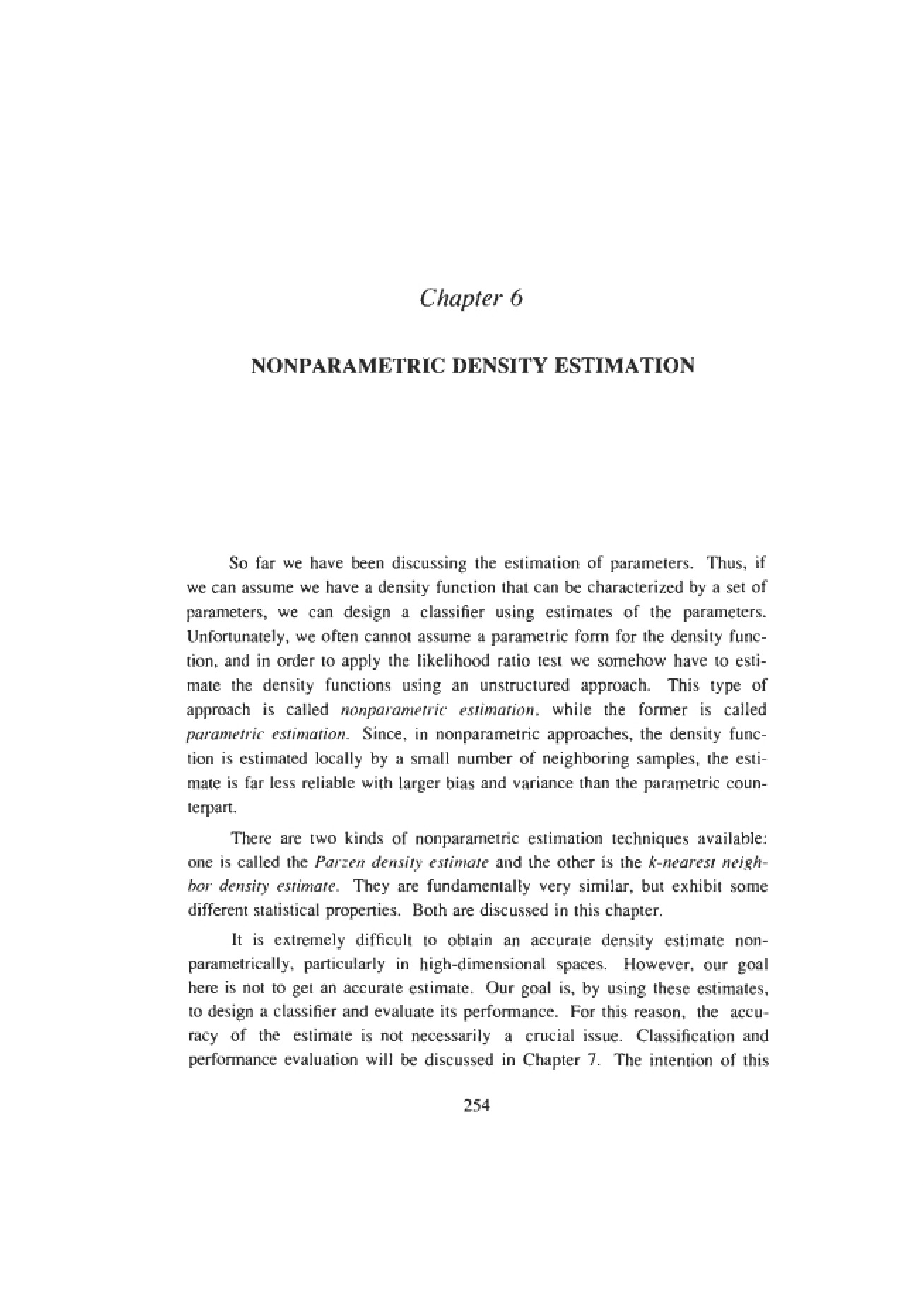 Nonparametric Density Estimation Techniques