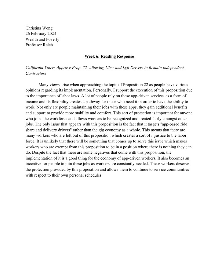 Week 6 Reading Reflection