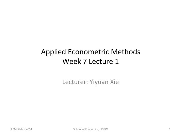W7 L1 Lecture Notes (2023)