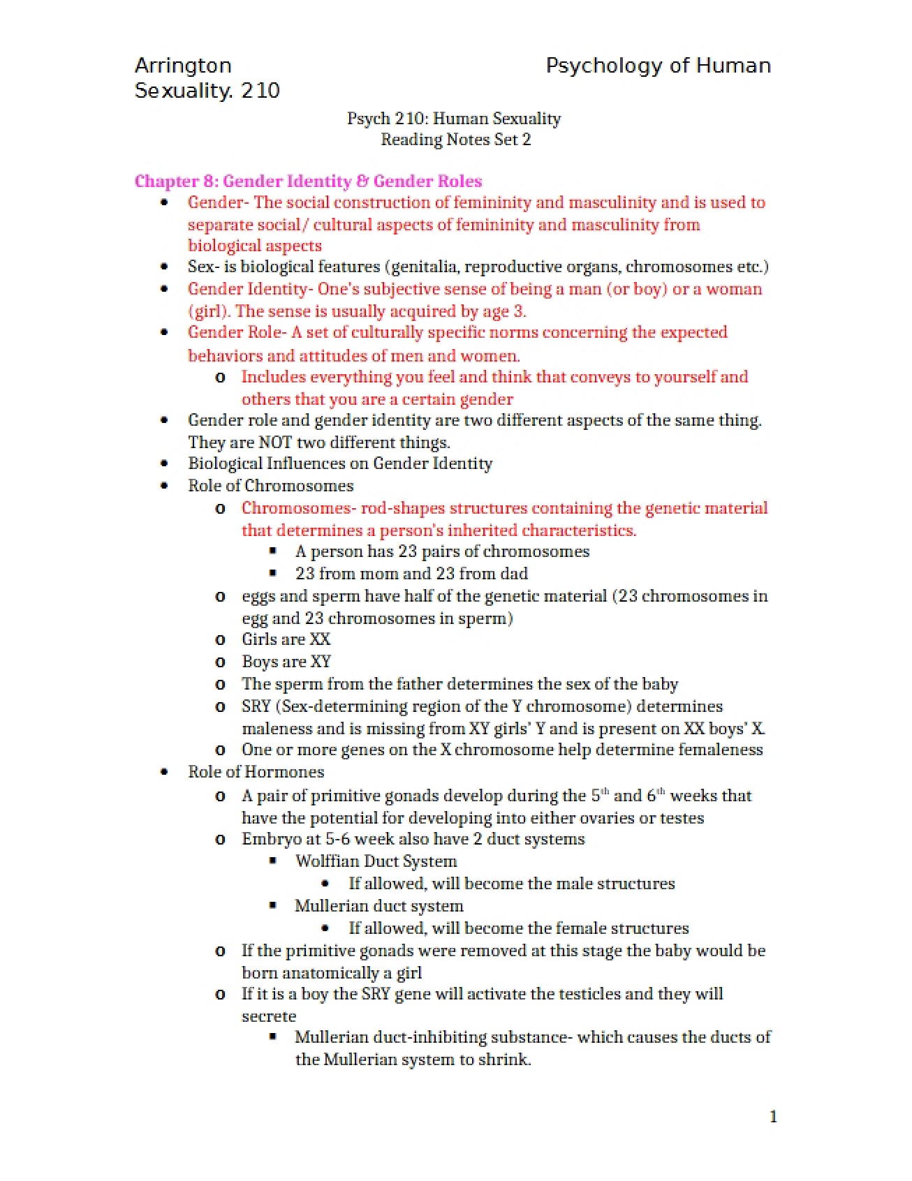 Chapter 8 Psychology Reading