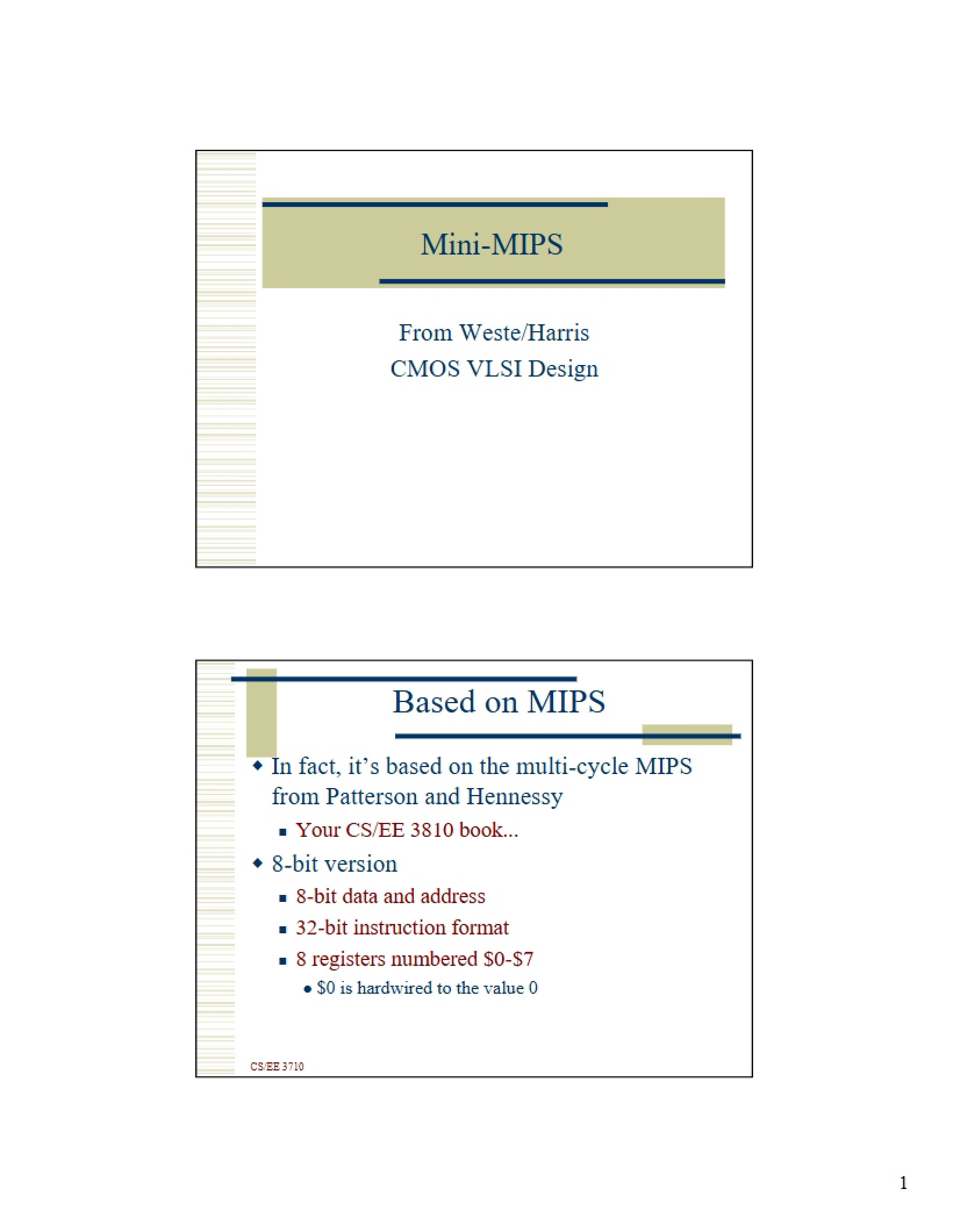 MIPS Mini