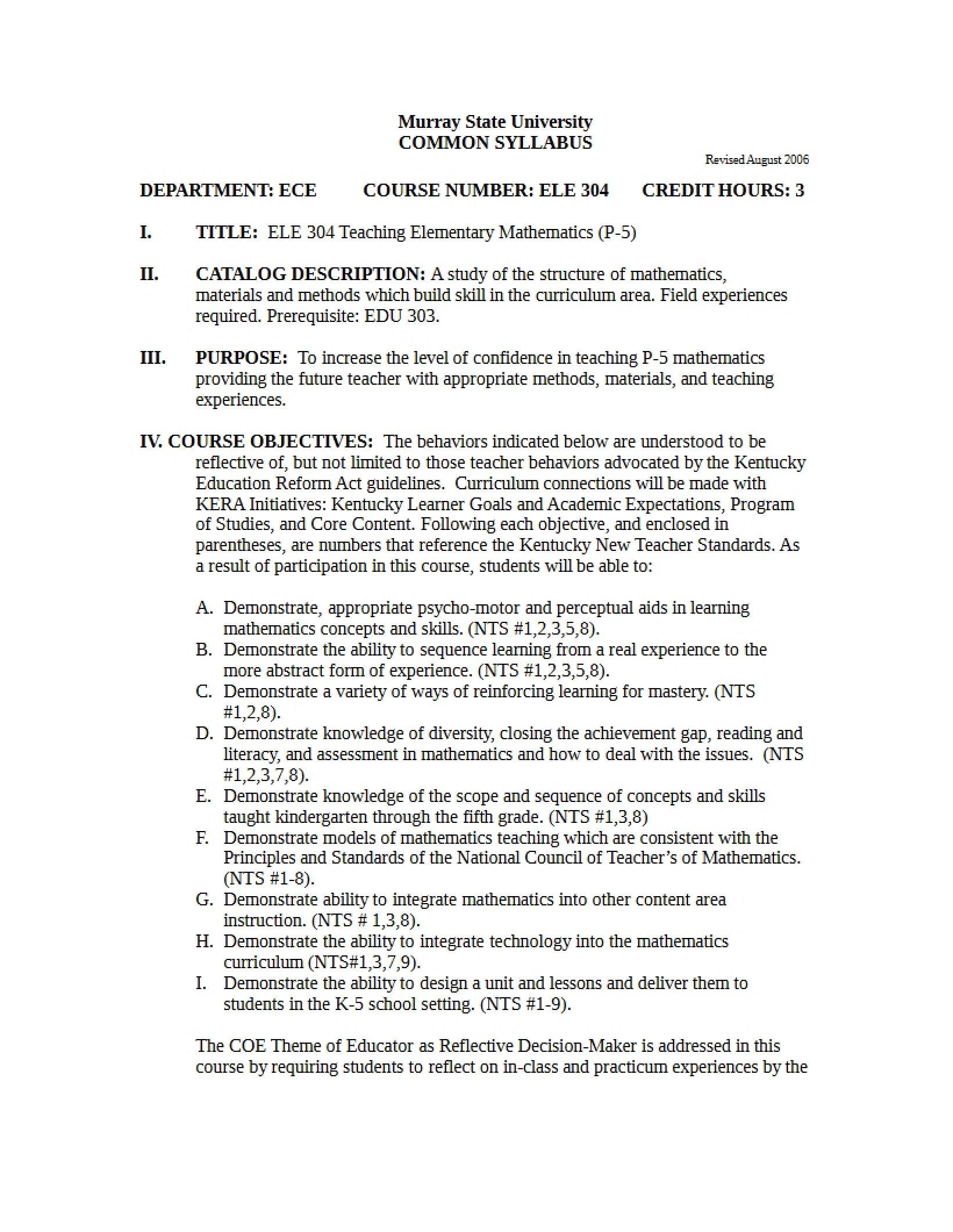 Syllabus