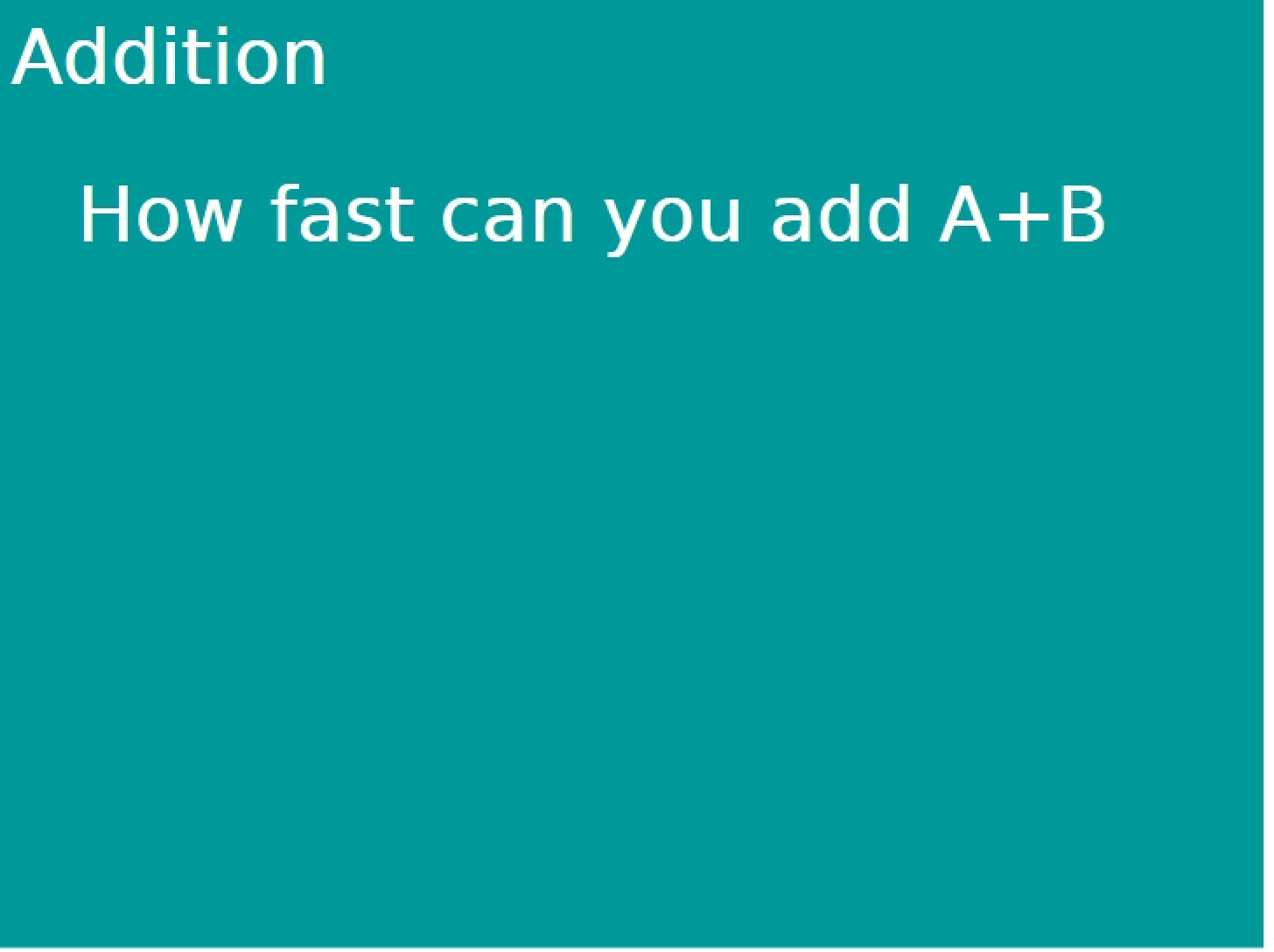 Addition Algorithms Notes