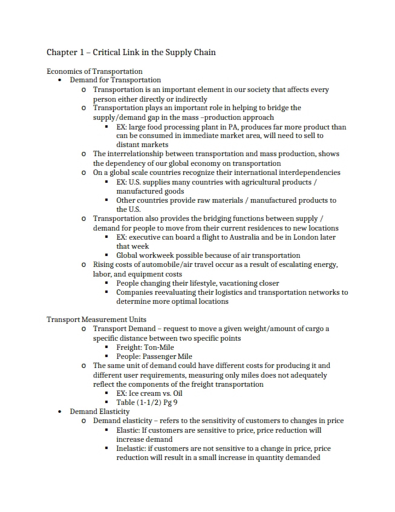 Supply Chain Critical Link (Chapter 1)