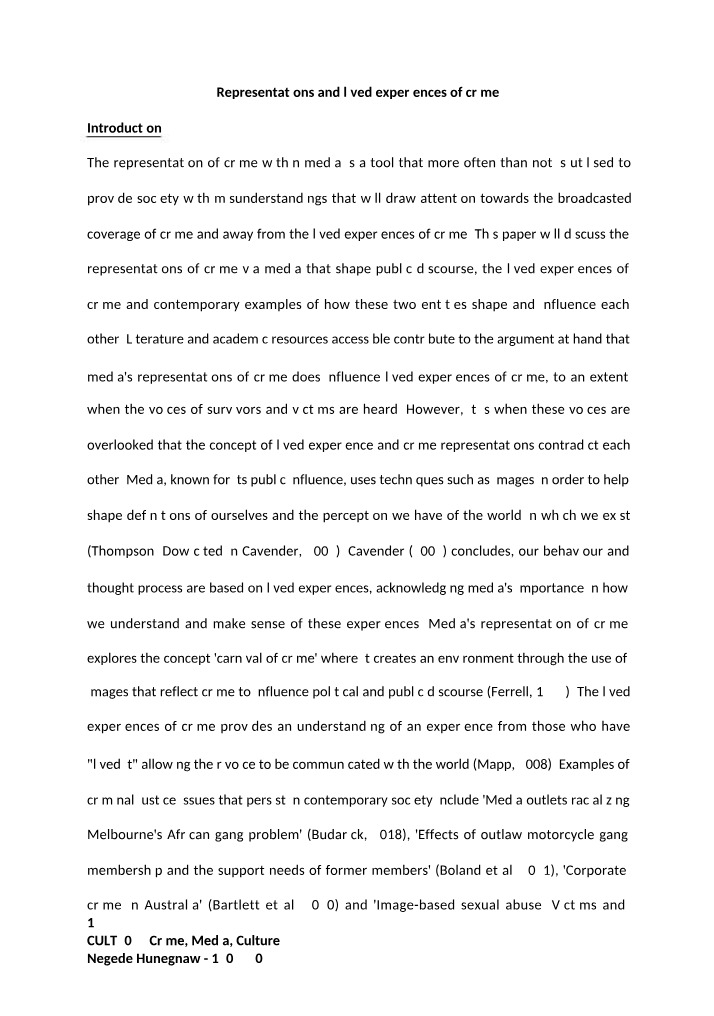 Assignment 3 Essay Final