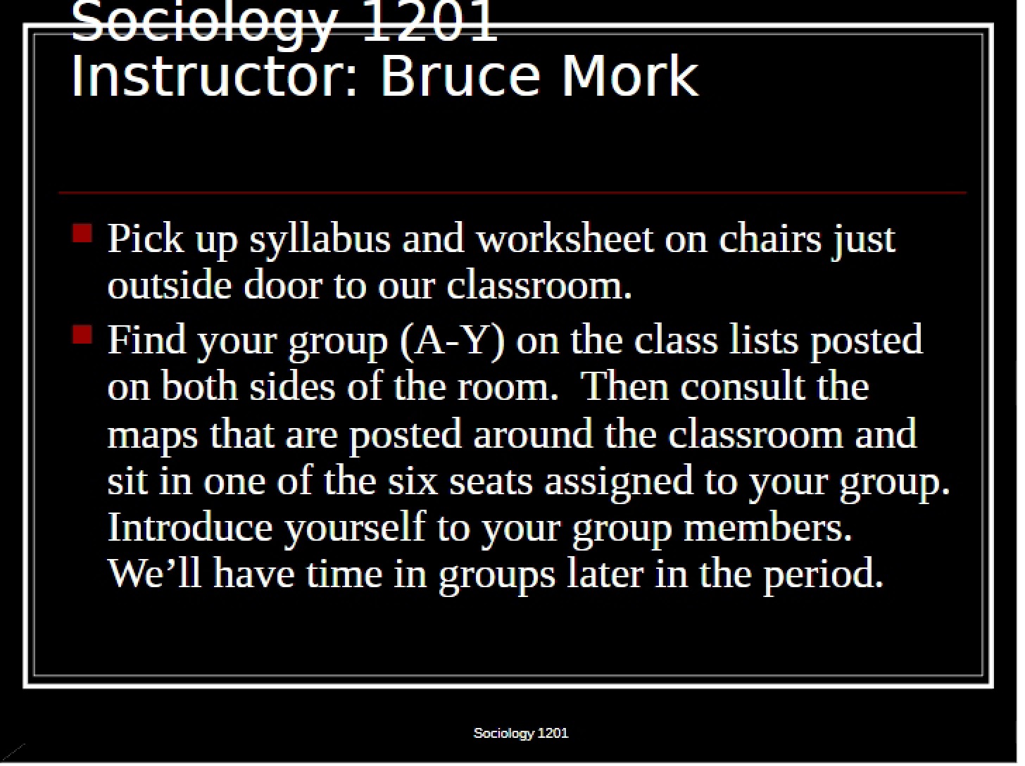 Bruce Mork Reading