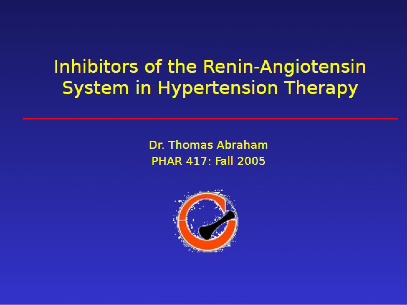 Antagonists of Angiotensin