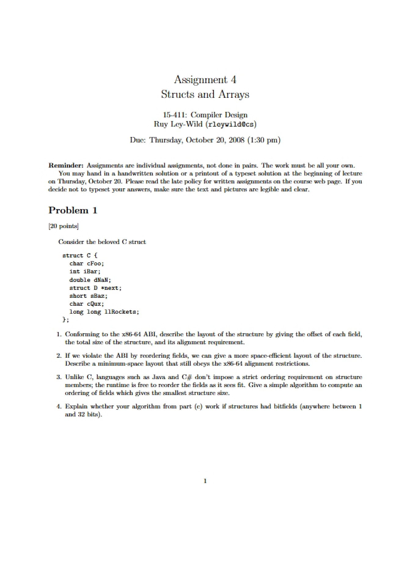 Compiler Assignment Two