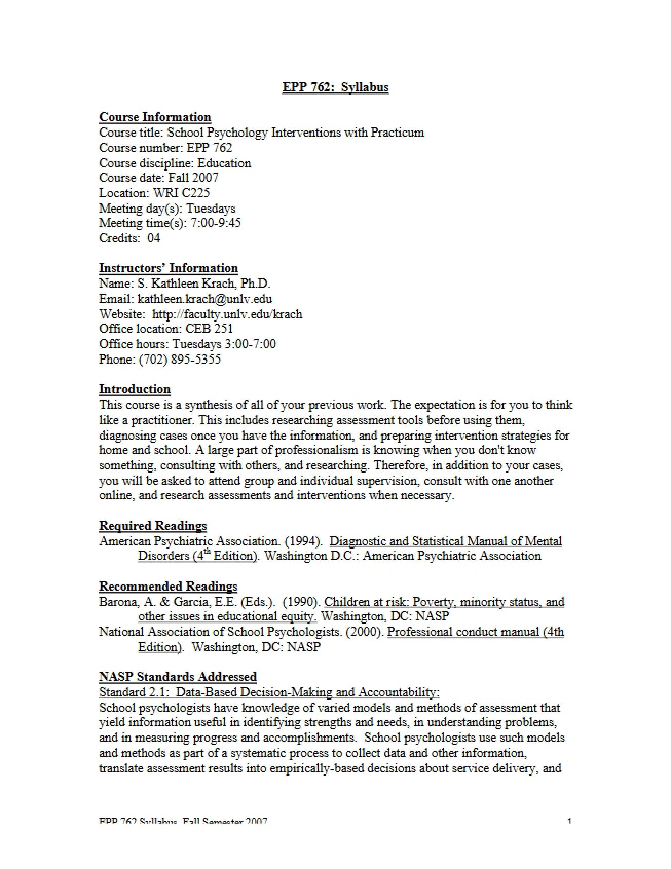 Syllabus EPP 762