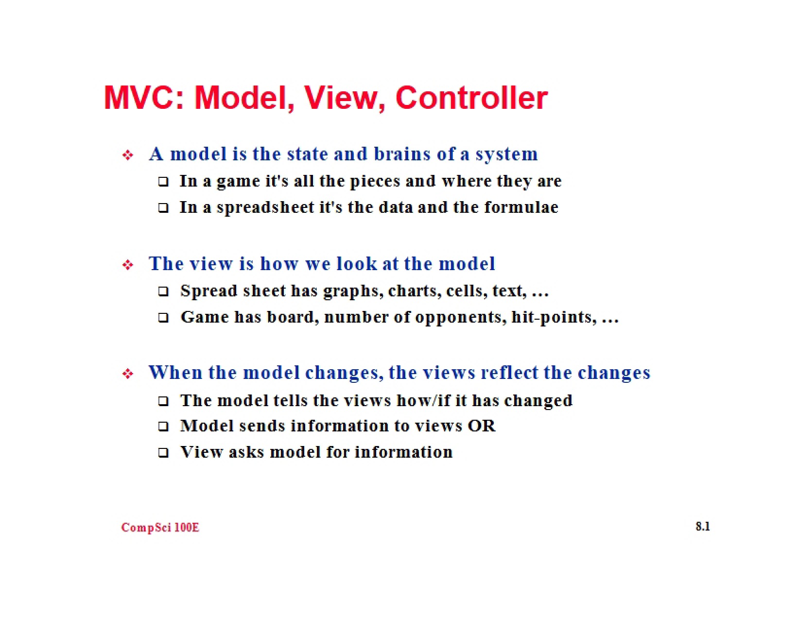Design Patterns MVC