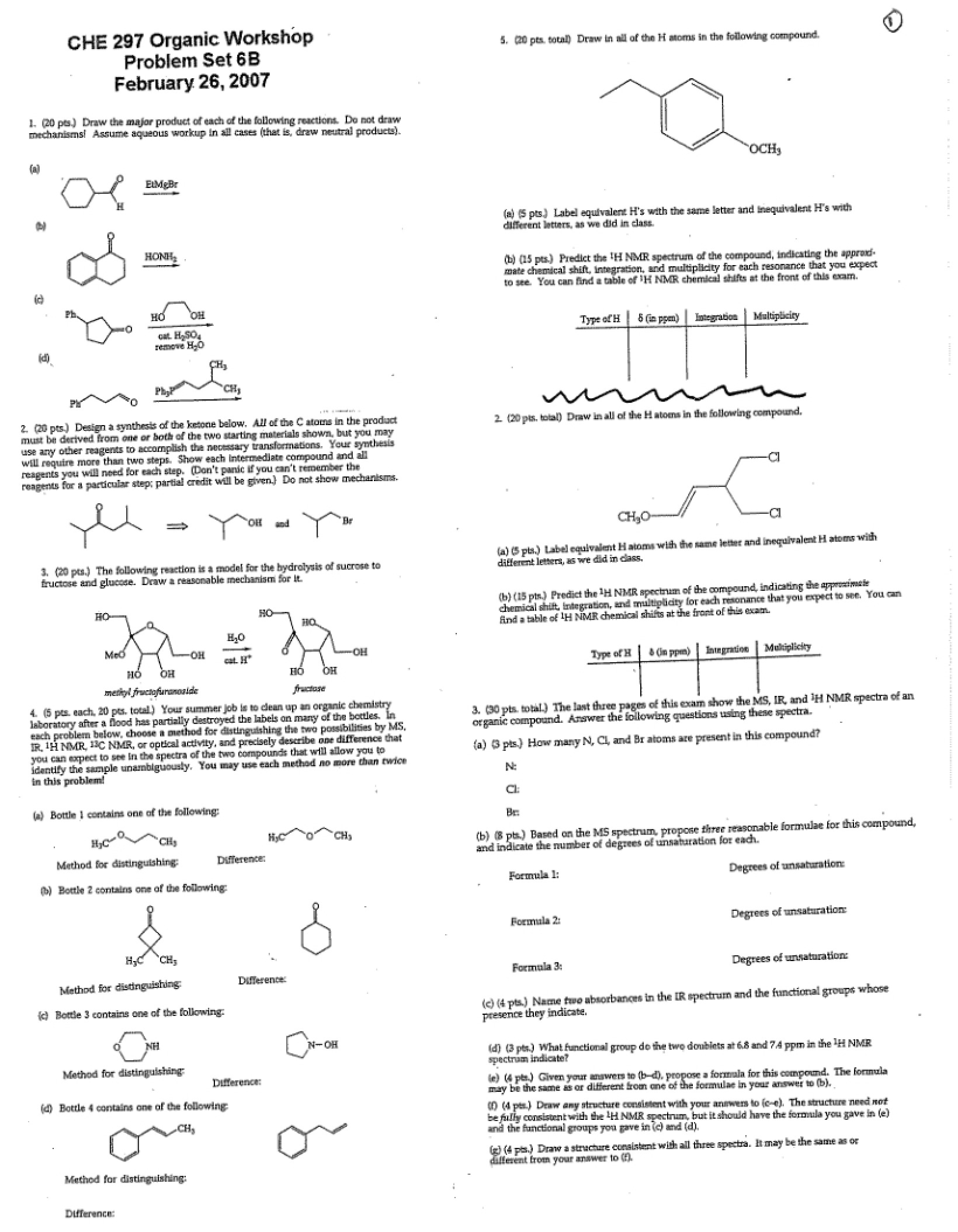 Problem Set 6b