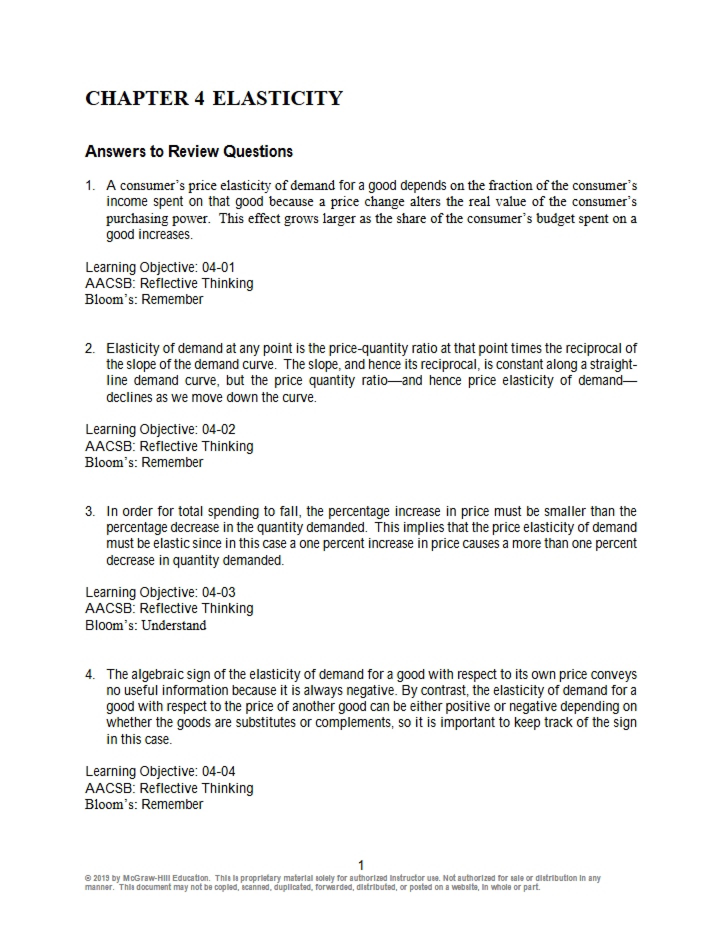Review Question Answers Chapter 4