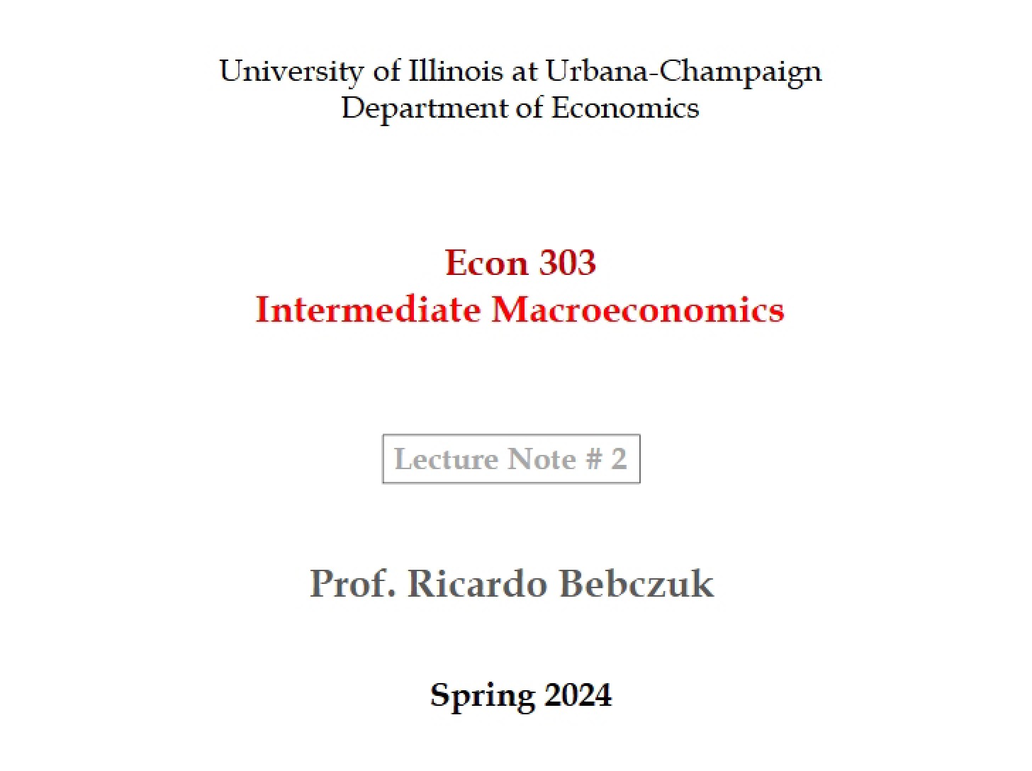 Note 02 Lecture