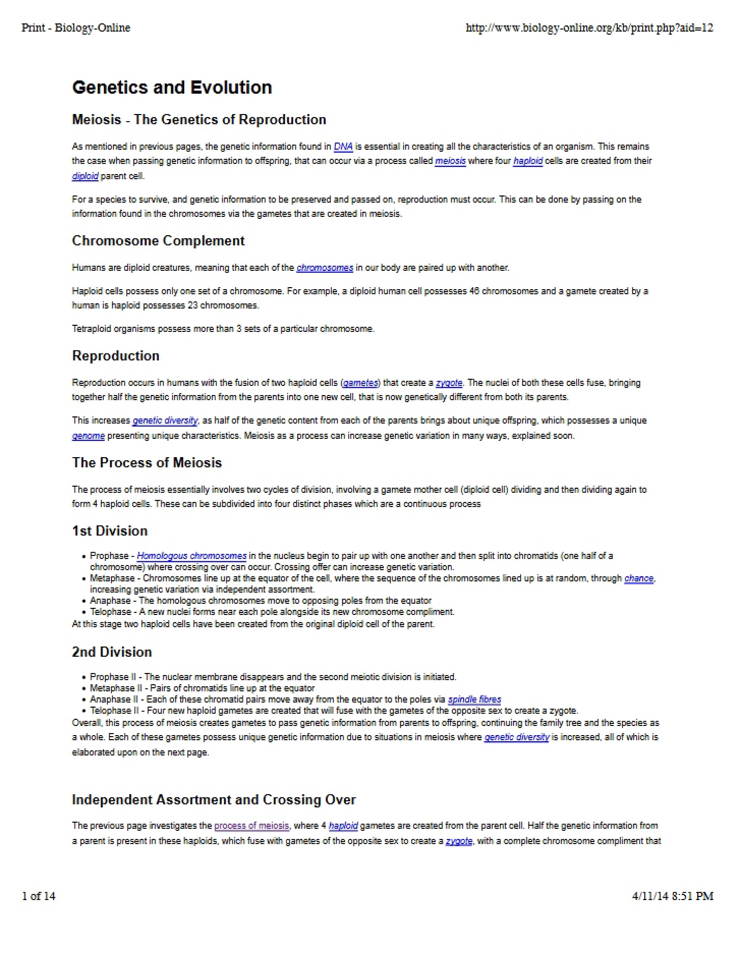 Biology-Online Printout
