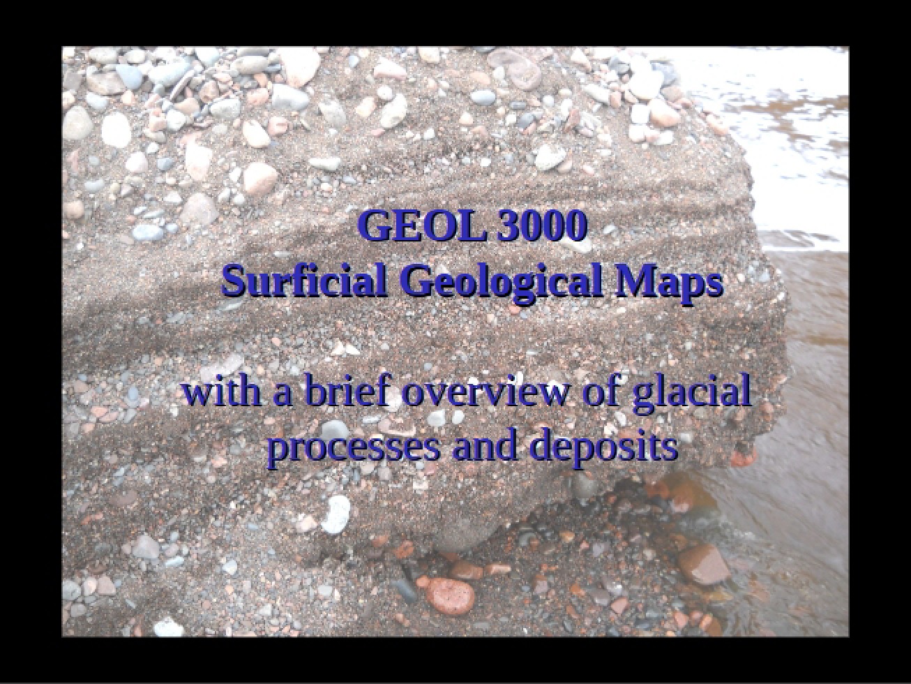 Geologic Maps of Surficial Features