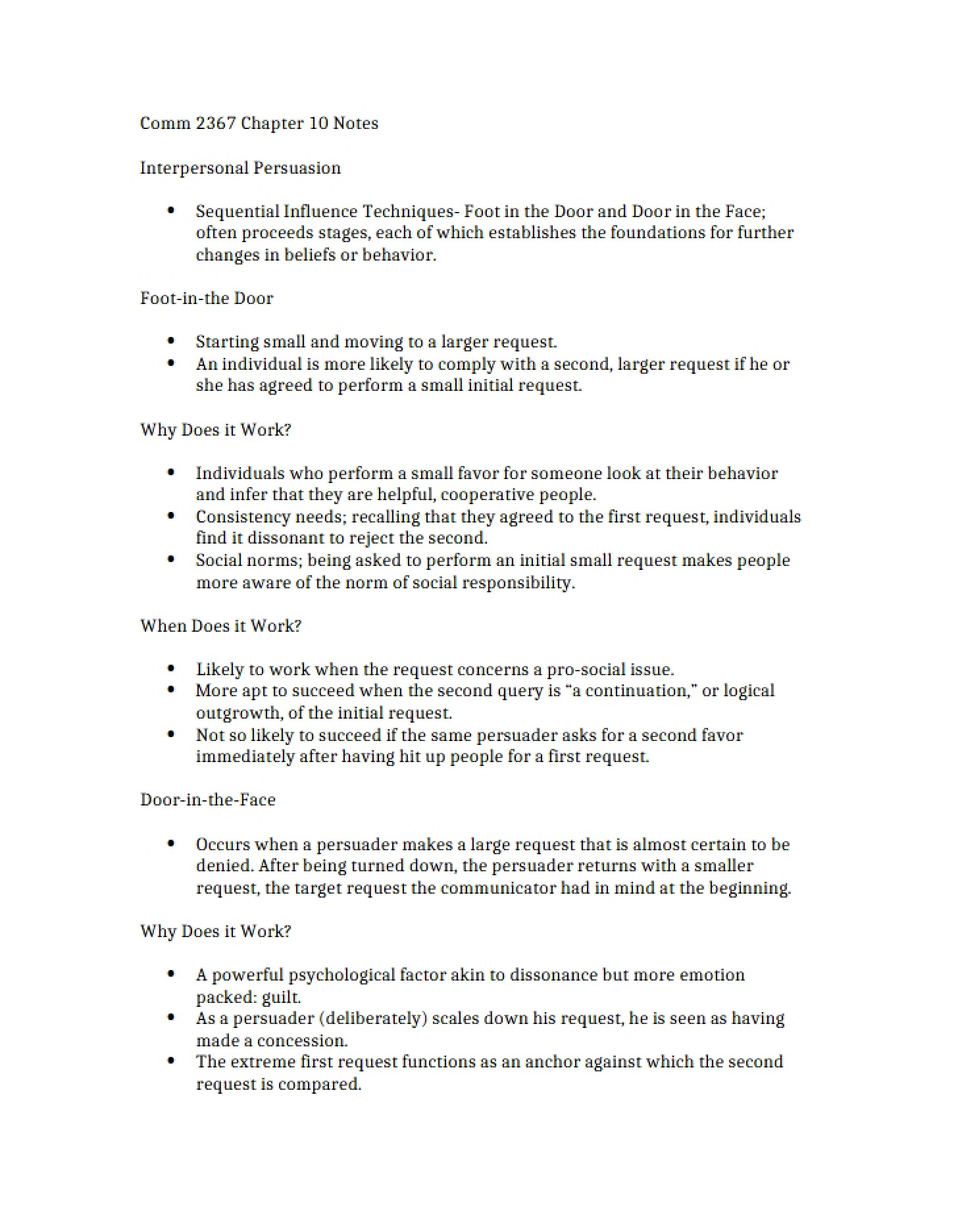 Notes for Chapter 10