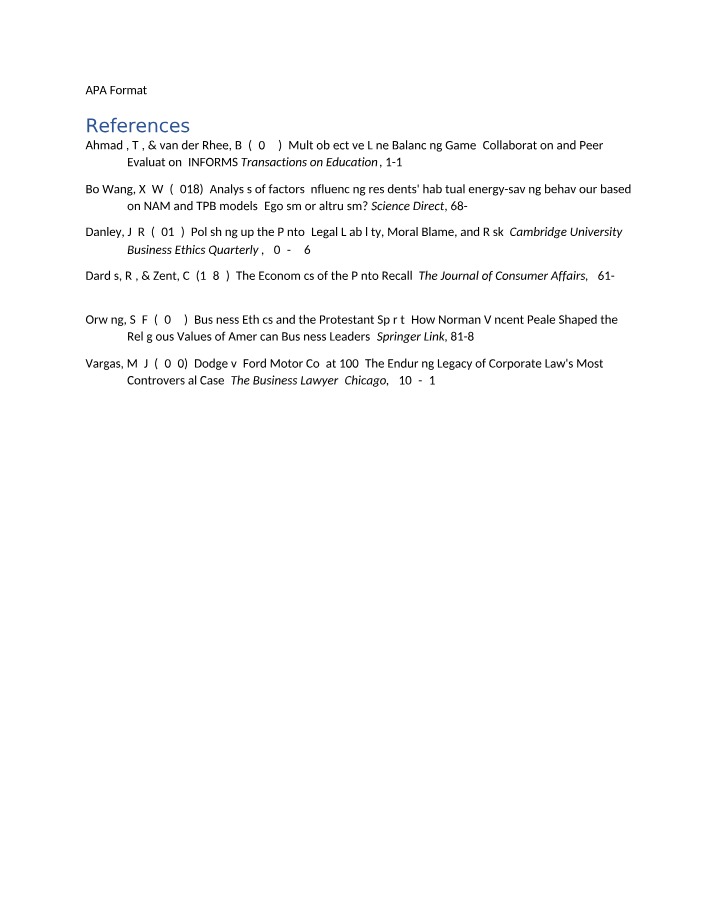 BUSN311 References