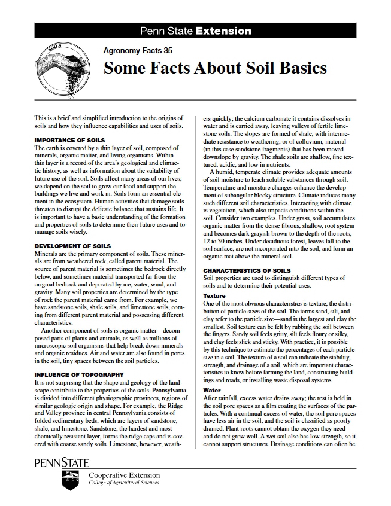 Soil Basics Facts