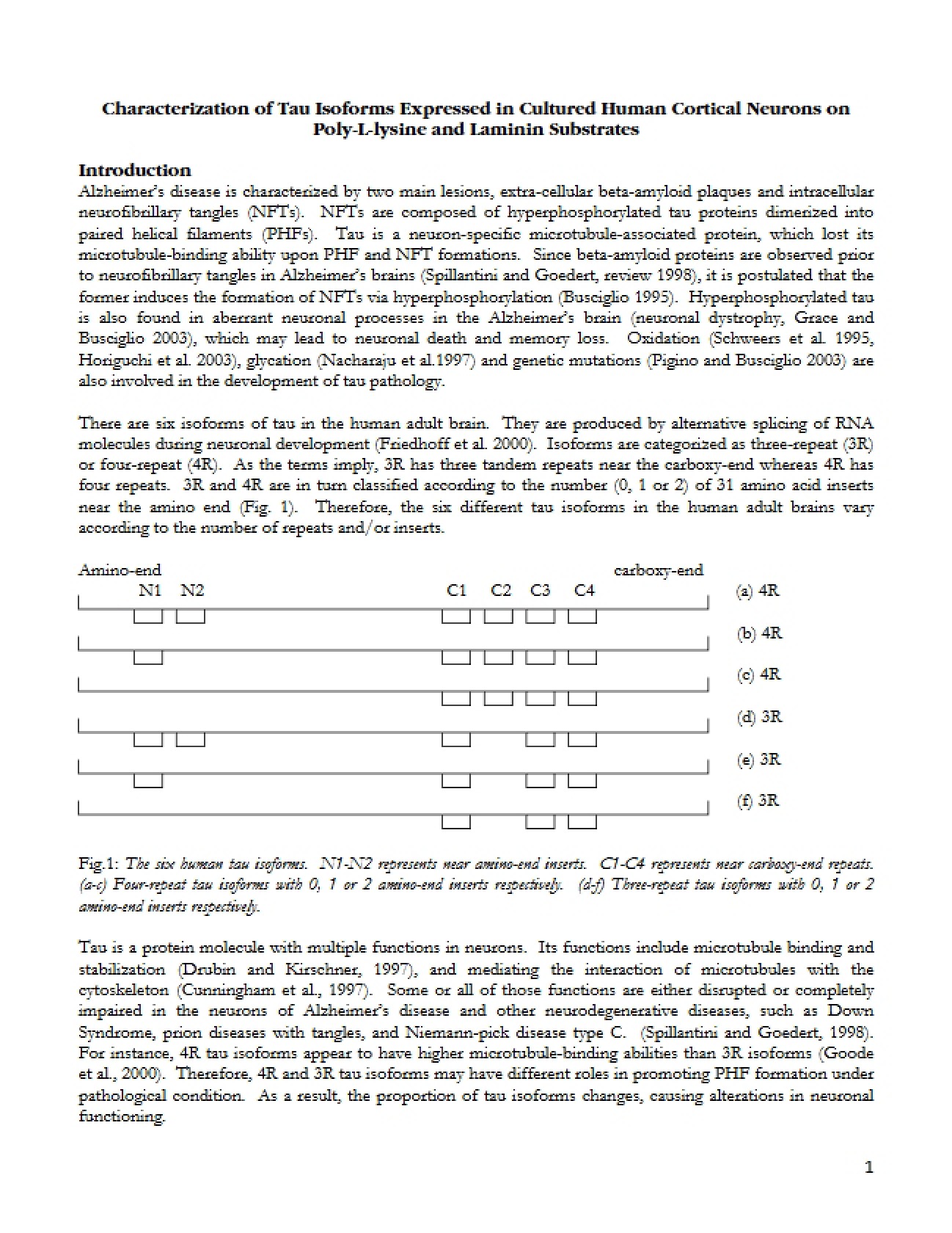Bio Sci 1 SURP