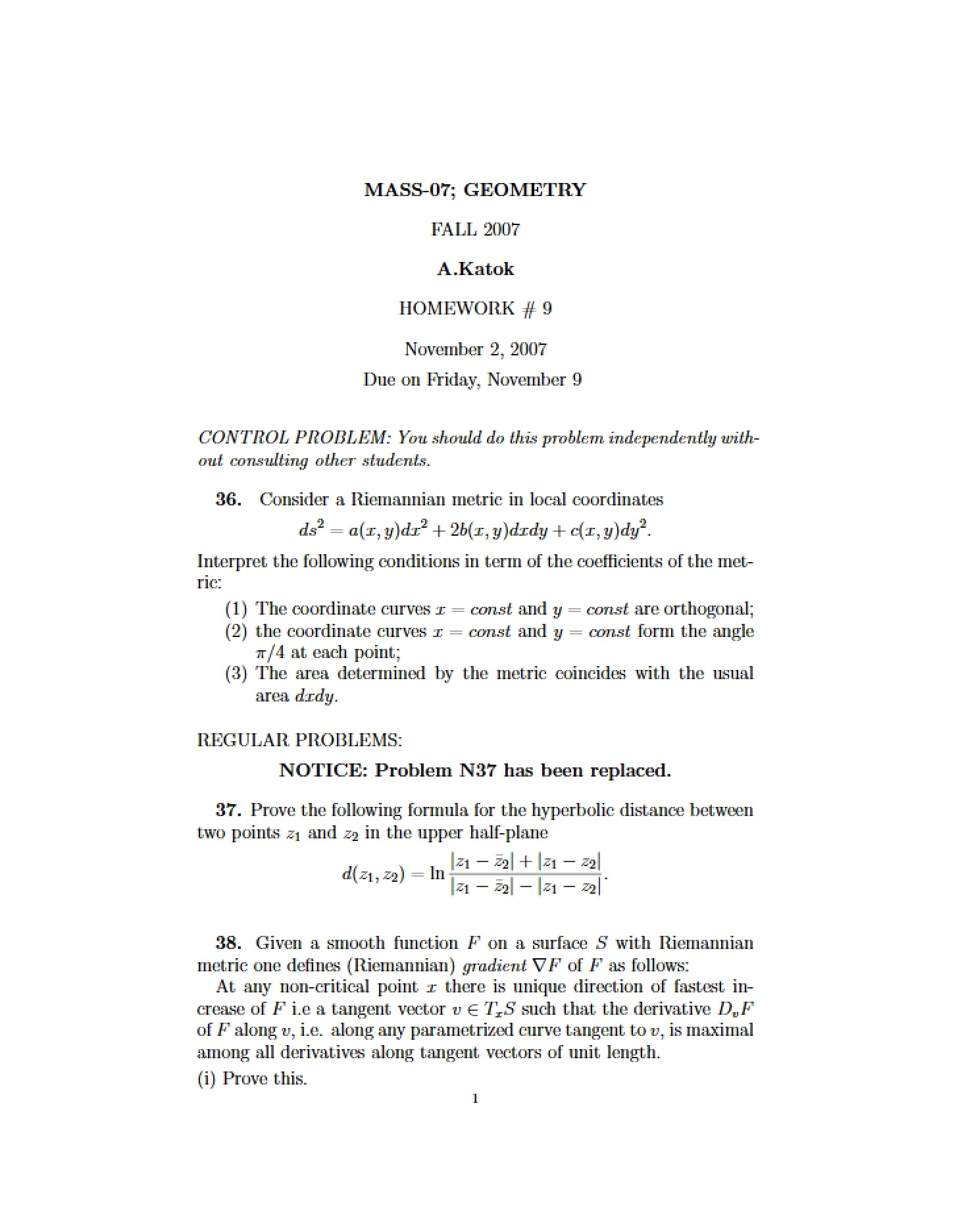 Geometry Basics