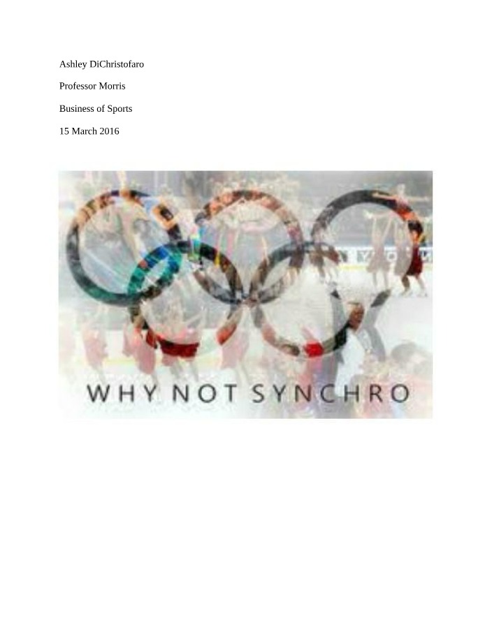 Why Not Synchro The Movement for Synchronized Skating
