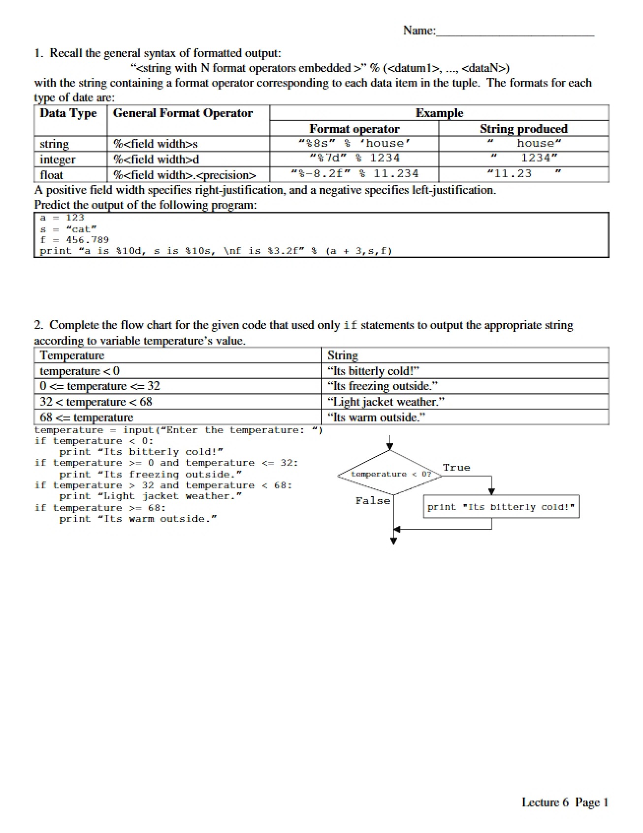 Computing Introduction Notes
