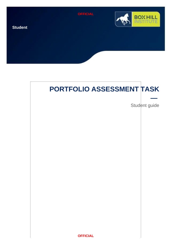 Student Guide for Cyber Security Portfolio