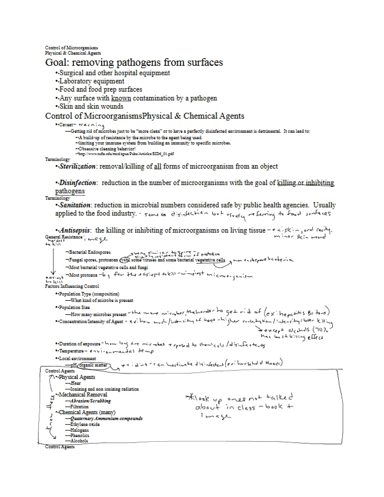 Class Notes Basic Microbiology