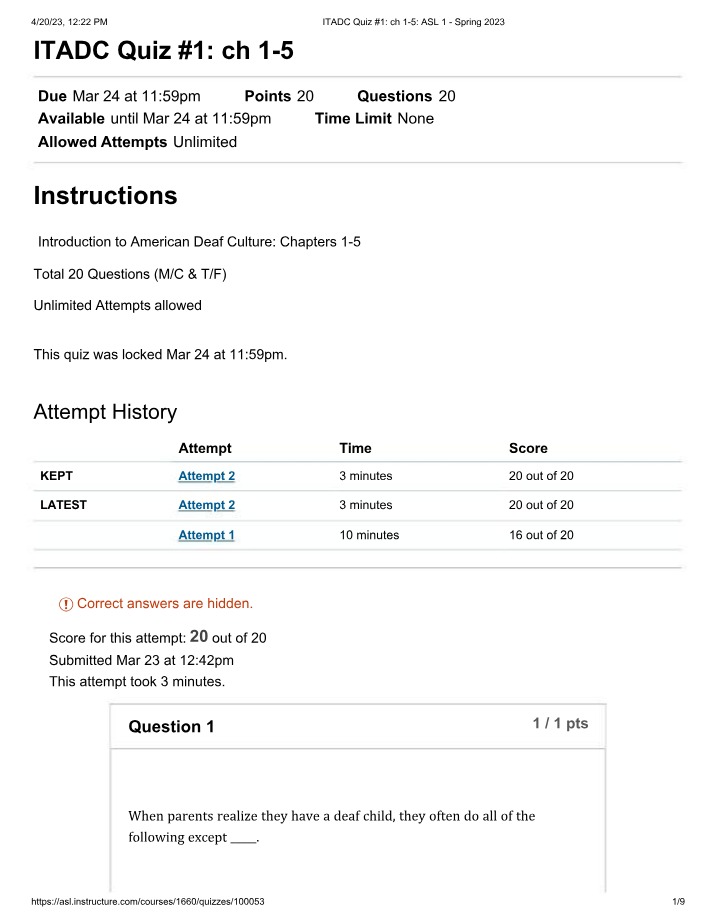 ITADC Quiz 1 - Chapters 1-5