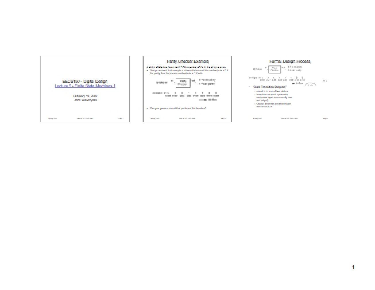 Digital Systems Lecture Notes
