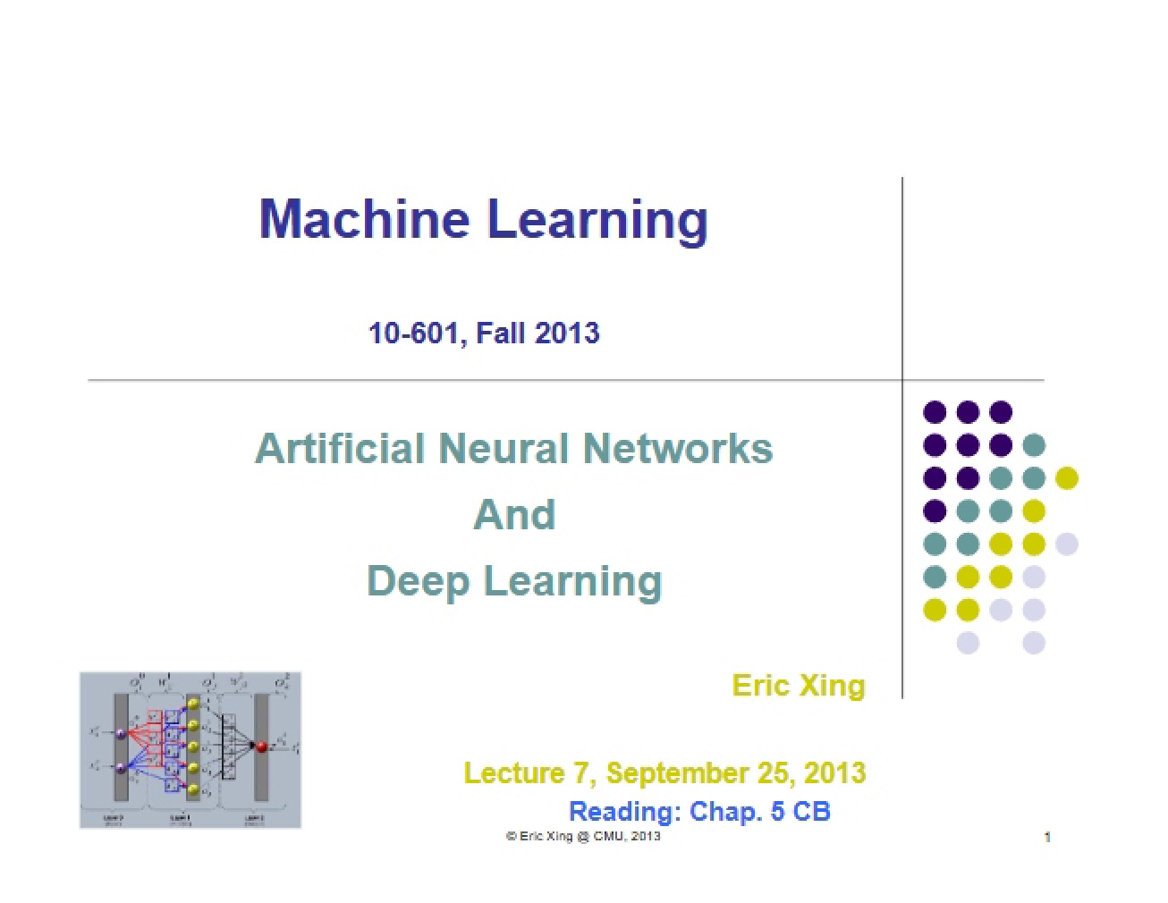Machine Learning Notes (Sep 25)