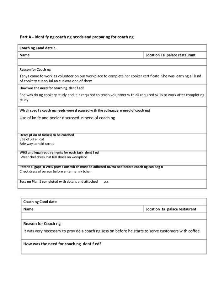 Coaching Others in Job Skills