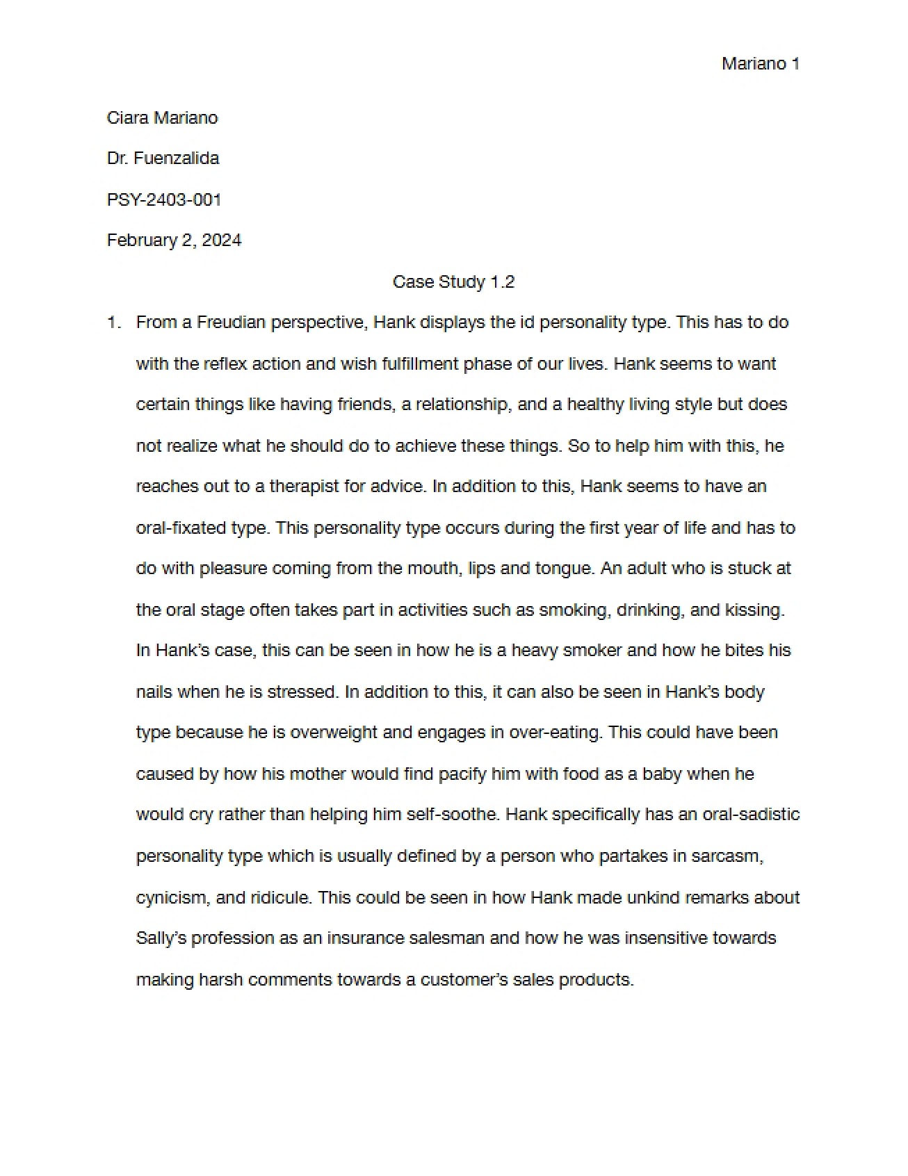 Second Case Study (1.2)