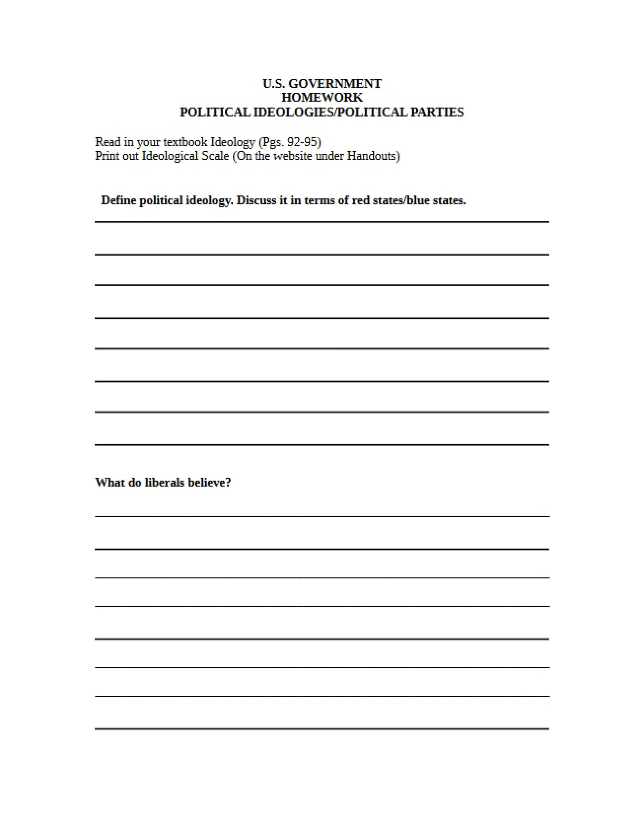 Course Syllabus - 4 Pages