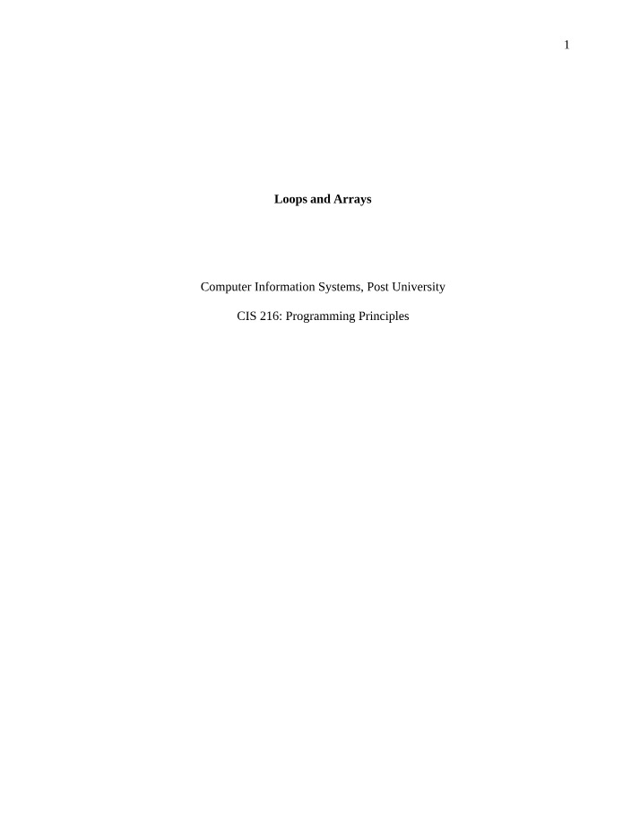 Recording Weather Data - Loops and Arrays Pseudocode