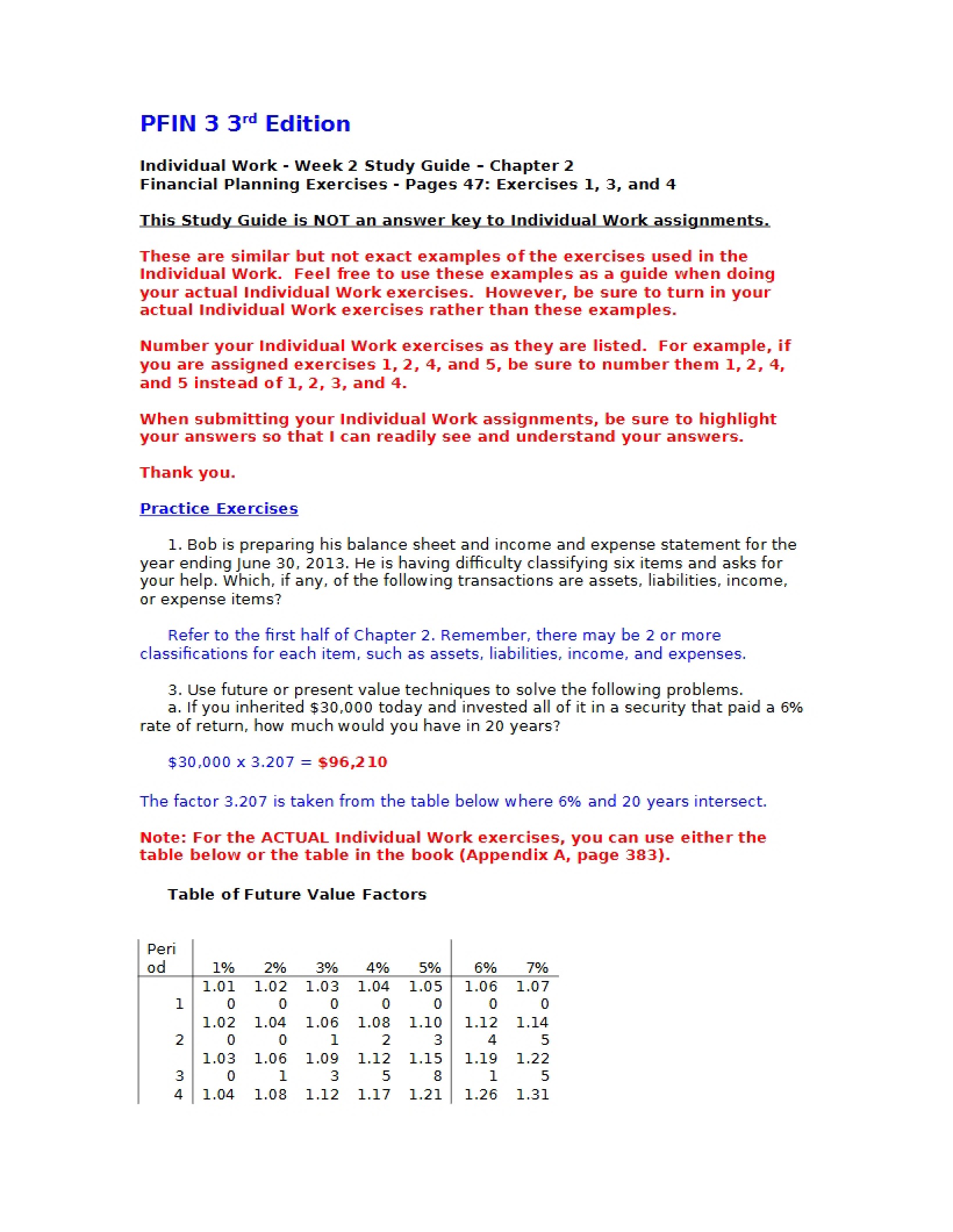 Finance Chapter 2