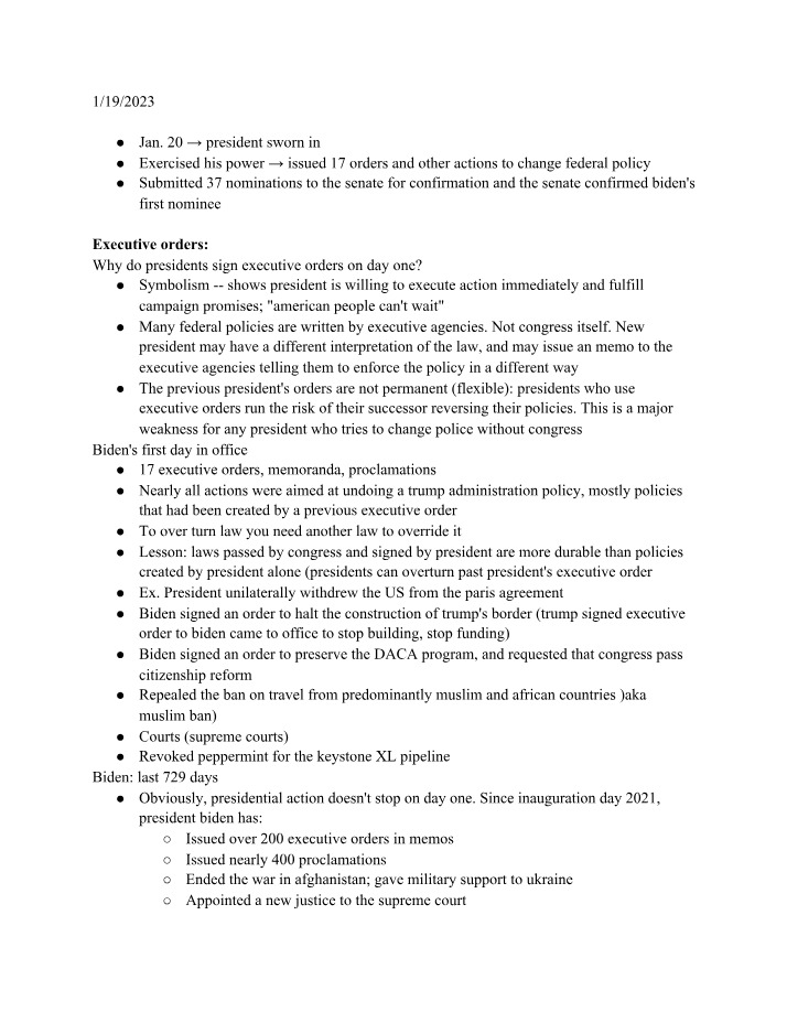 Why Presidents Sign Executive Orders - Day One Symbolism