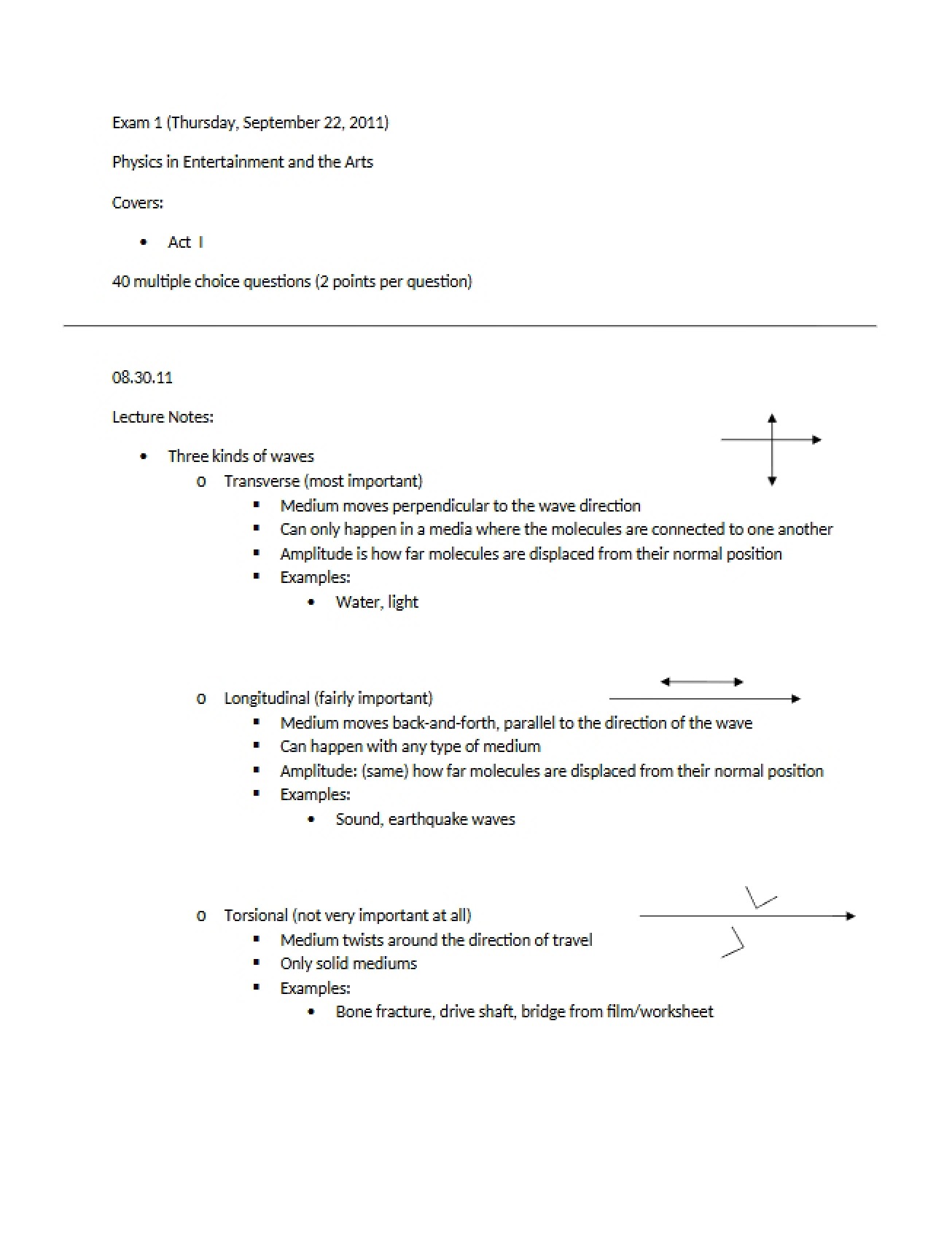 Third Test Review Guide