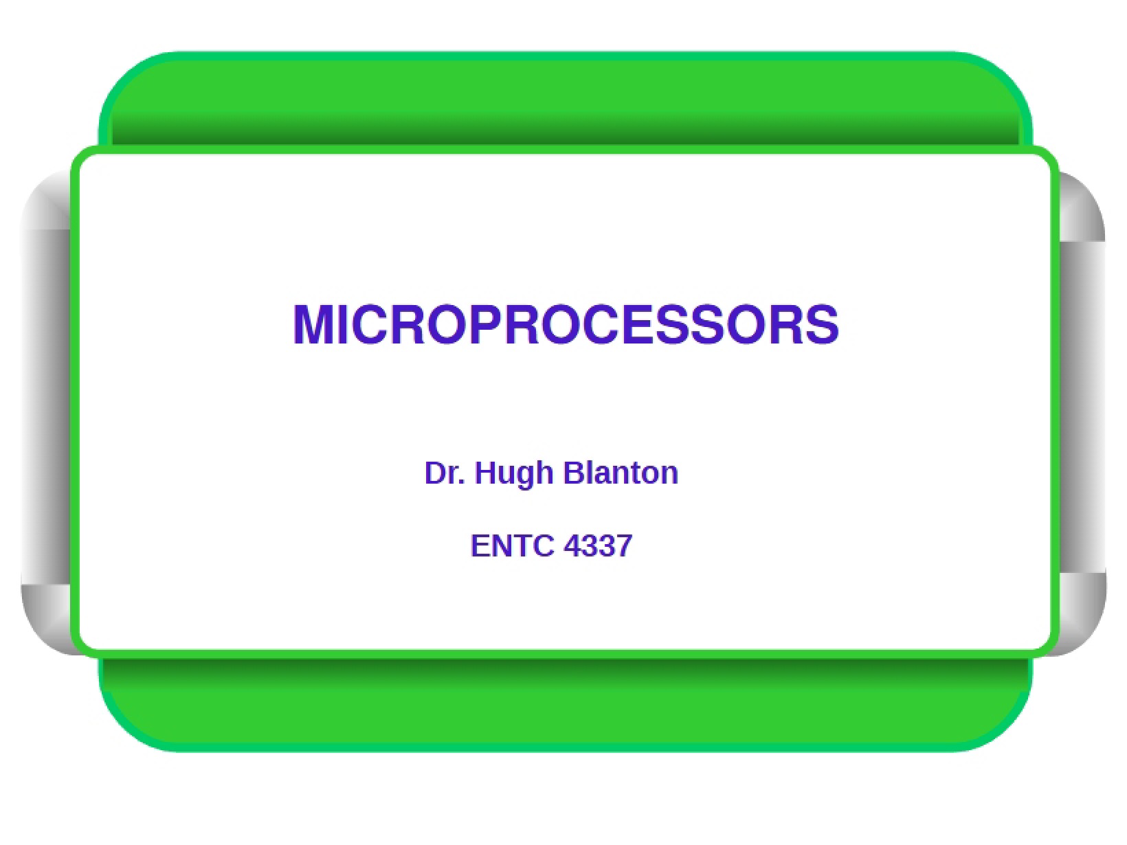 Microprocessors Course Material