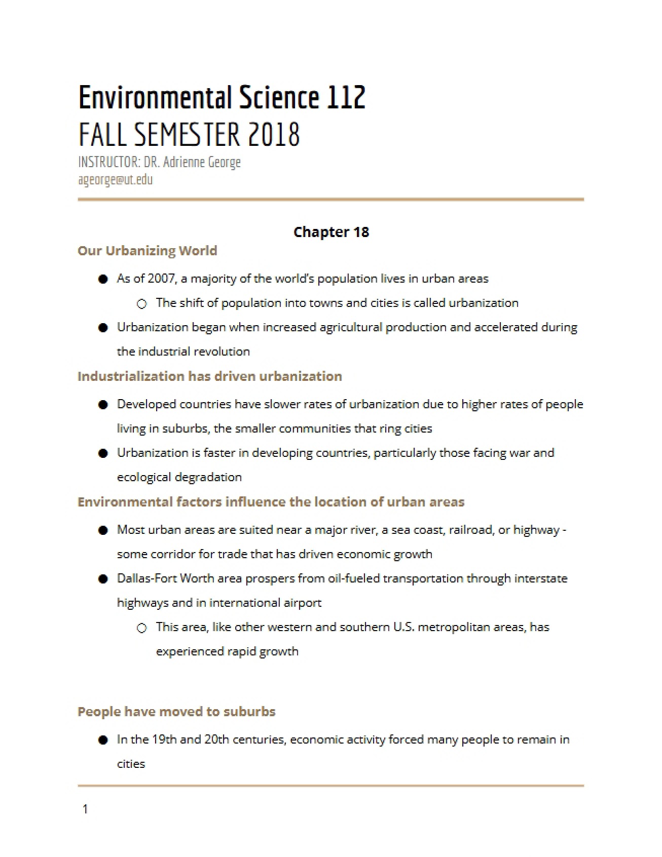 Environmental Science Chapter 18