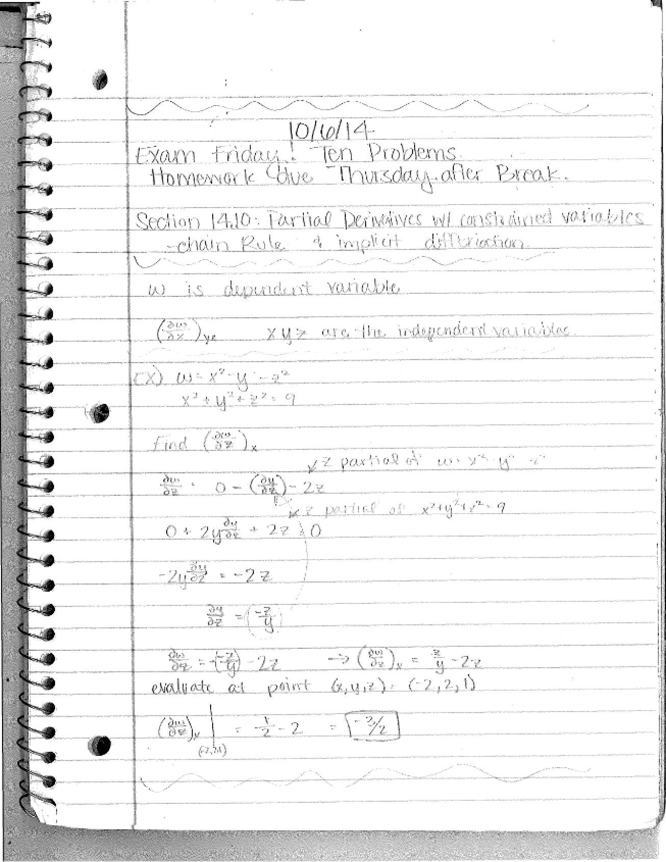 Introduction to Partial Derivatives
