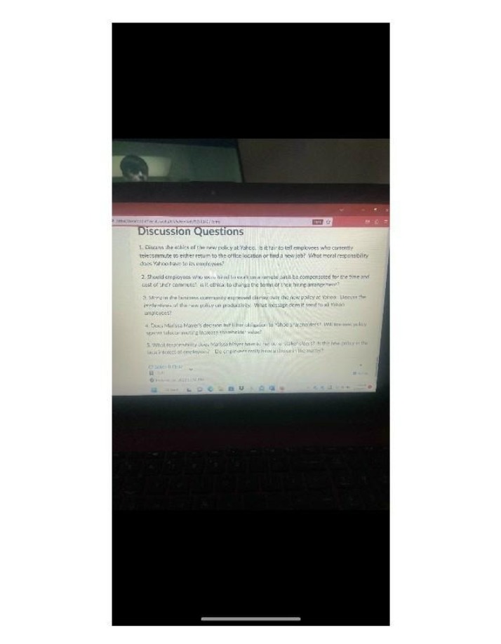 Yahoo Telecommuting Policy - Ethics and Employee Implications