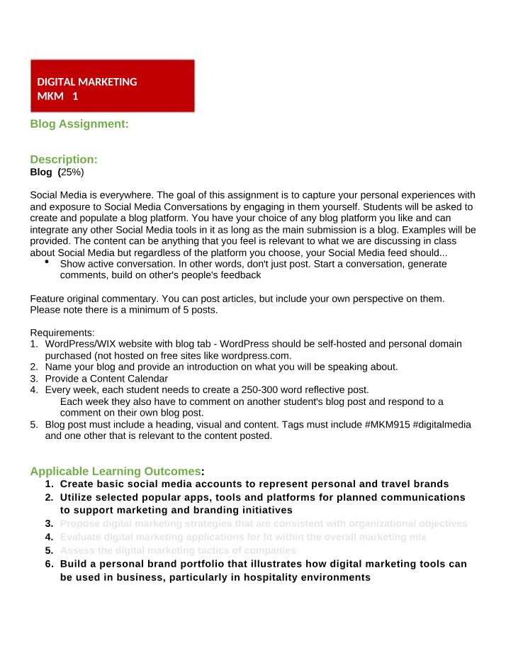 Digital Marketing Strategies - Personal Branding