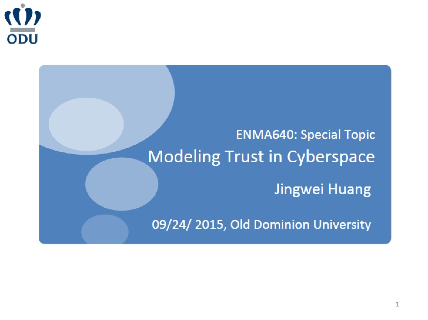 Special Topic Lecture 05