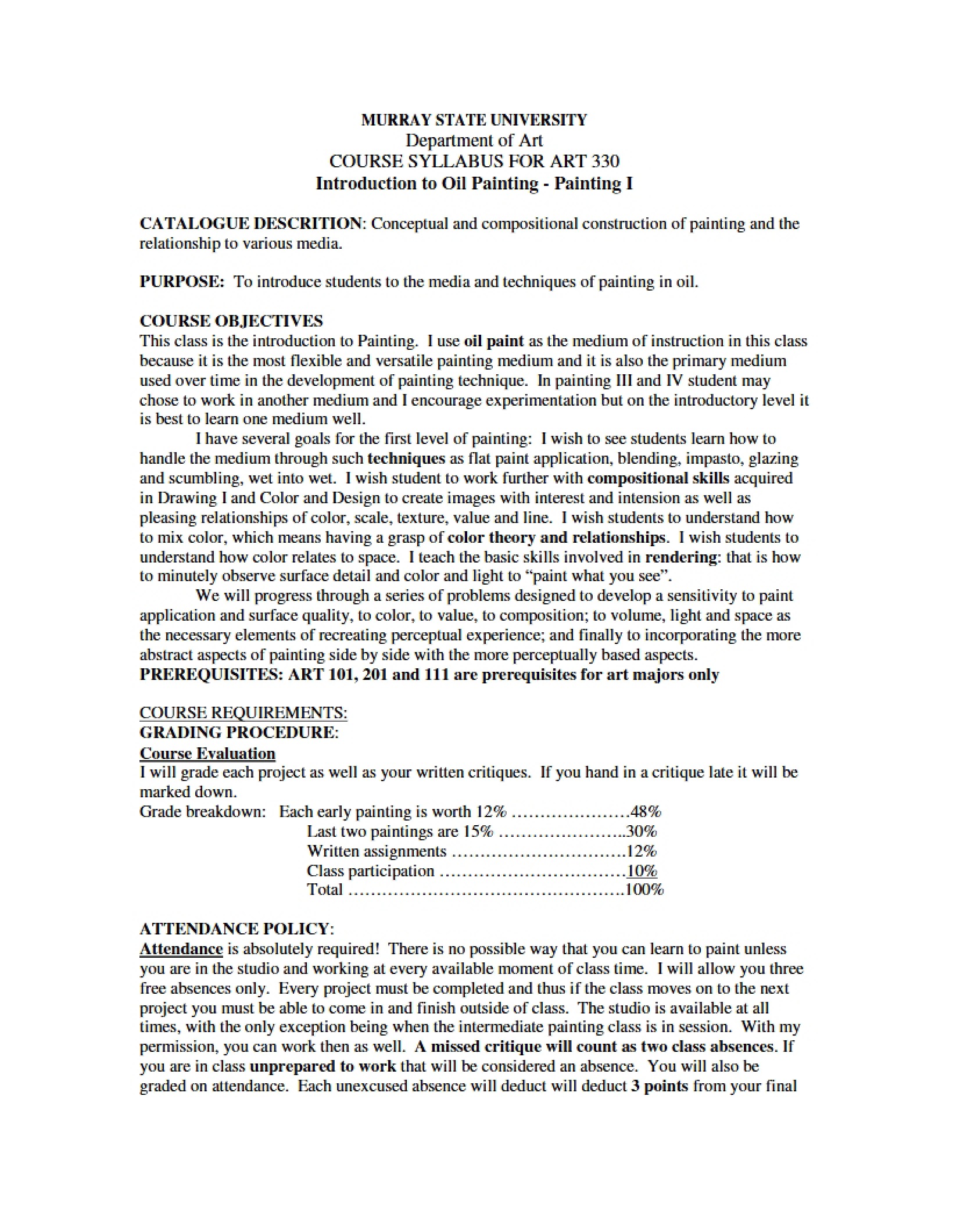 Syllabus