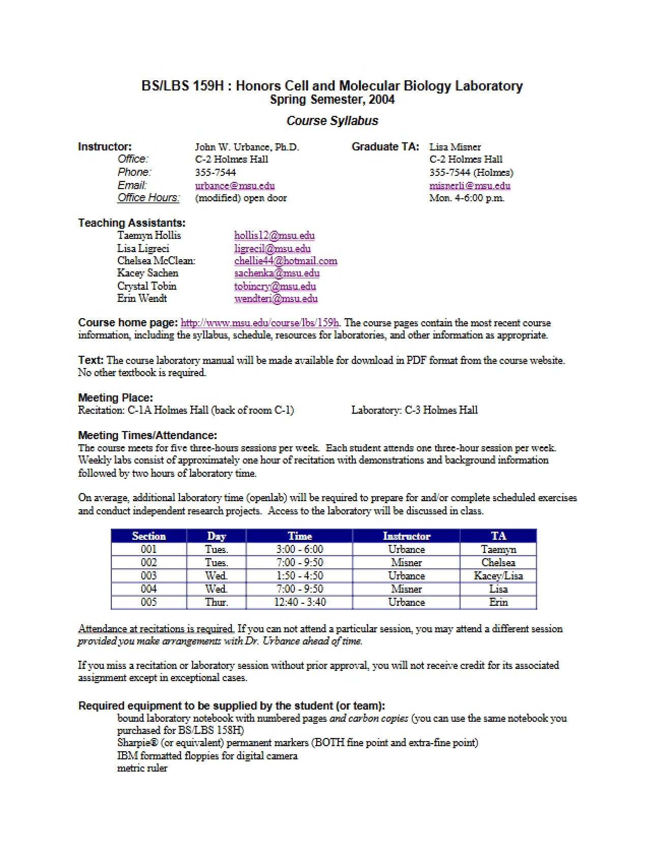 LBS 159 Syllabus