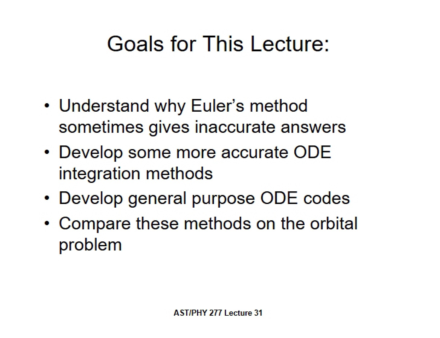 Coupled ODE Systems and Euler's Method