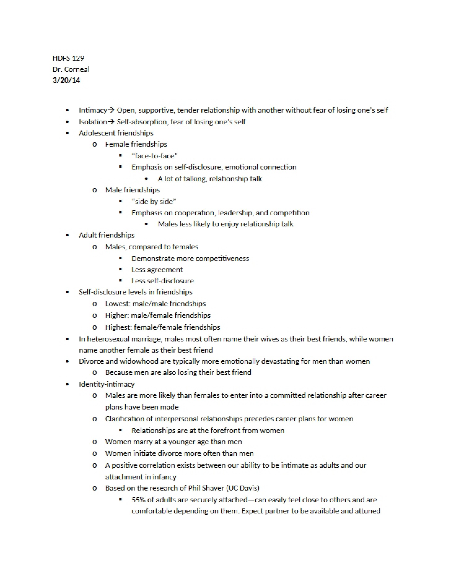 Study Notes
